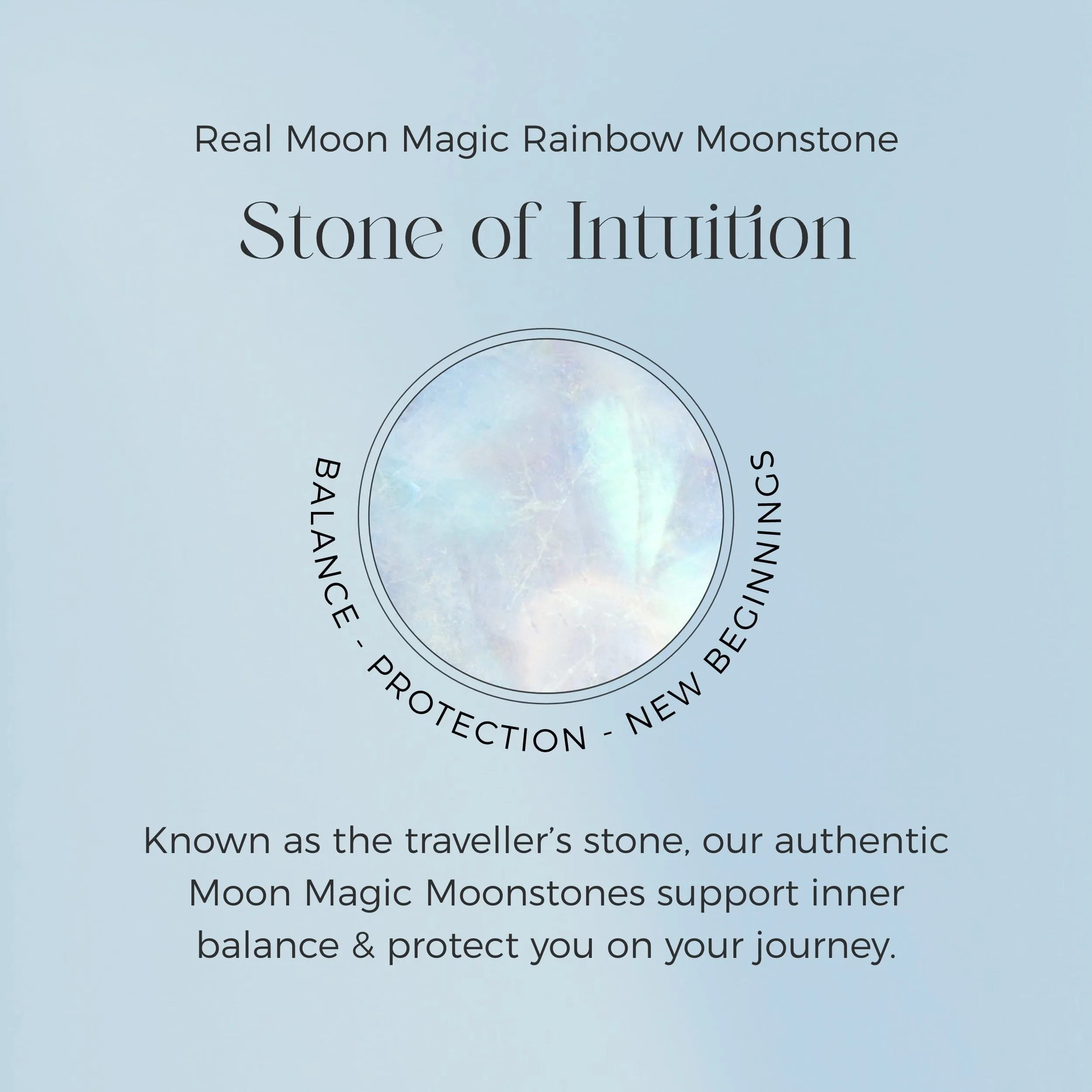 Kids Moonstone Pendant - North Star