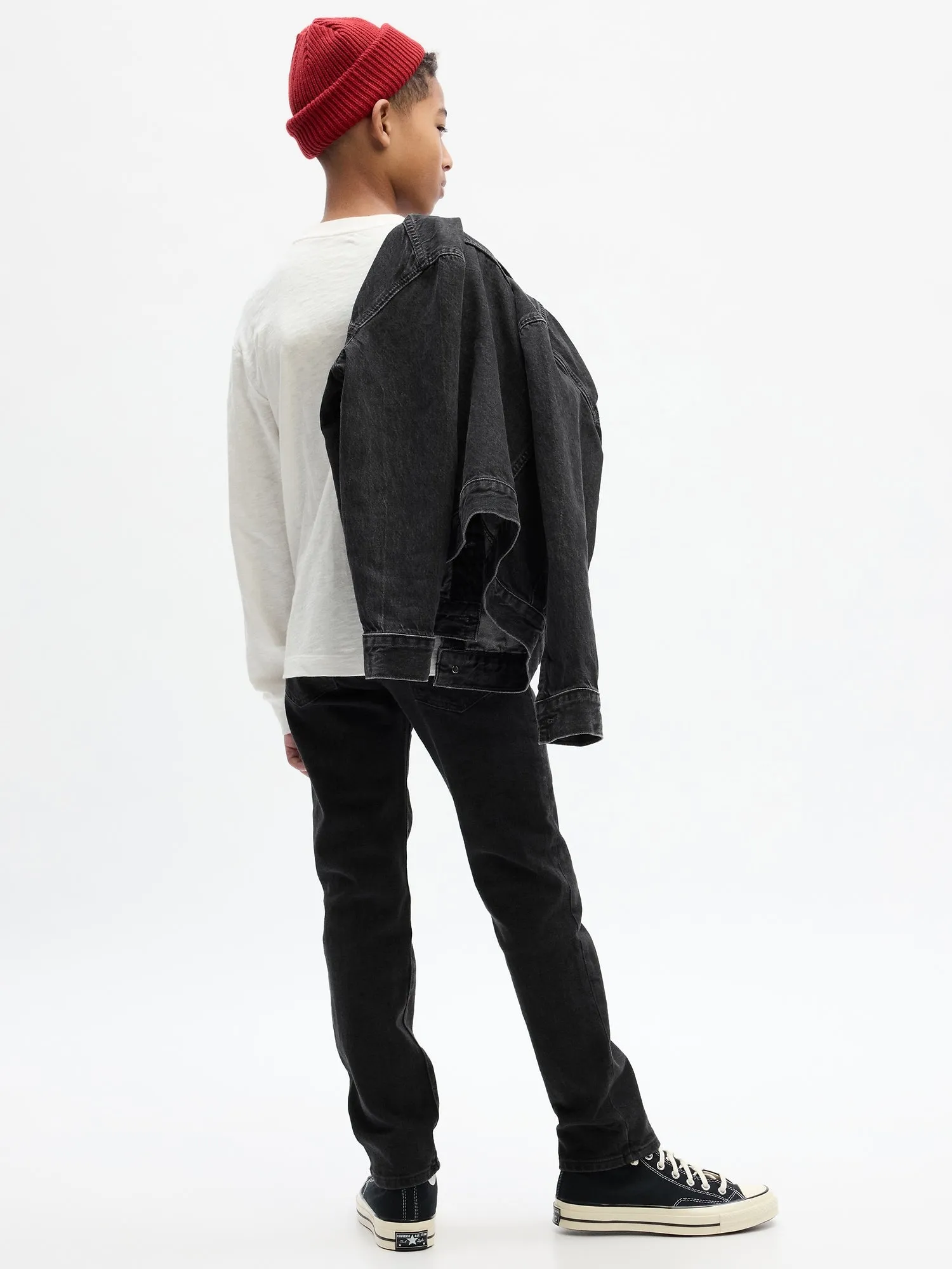 Kids Slim Jeans with Washwell