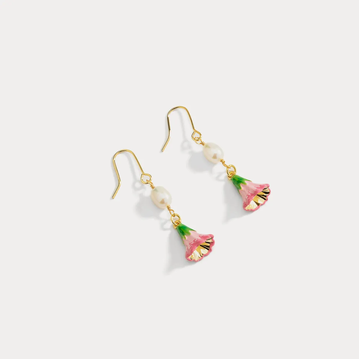 Lily Of The Valley Pearl Earrings