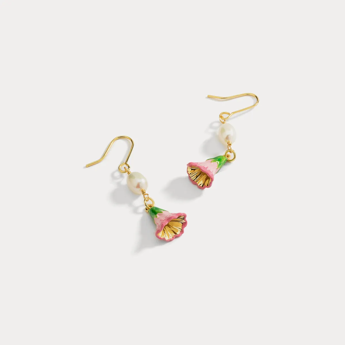 Lily Of The Valley Pearl Earrings