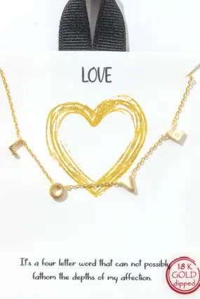 *Love At The End Of The Day Necklace