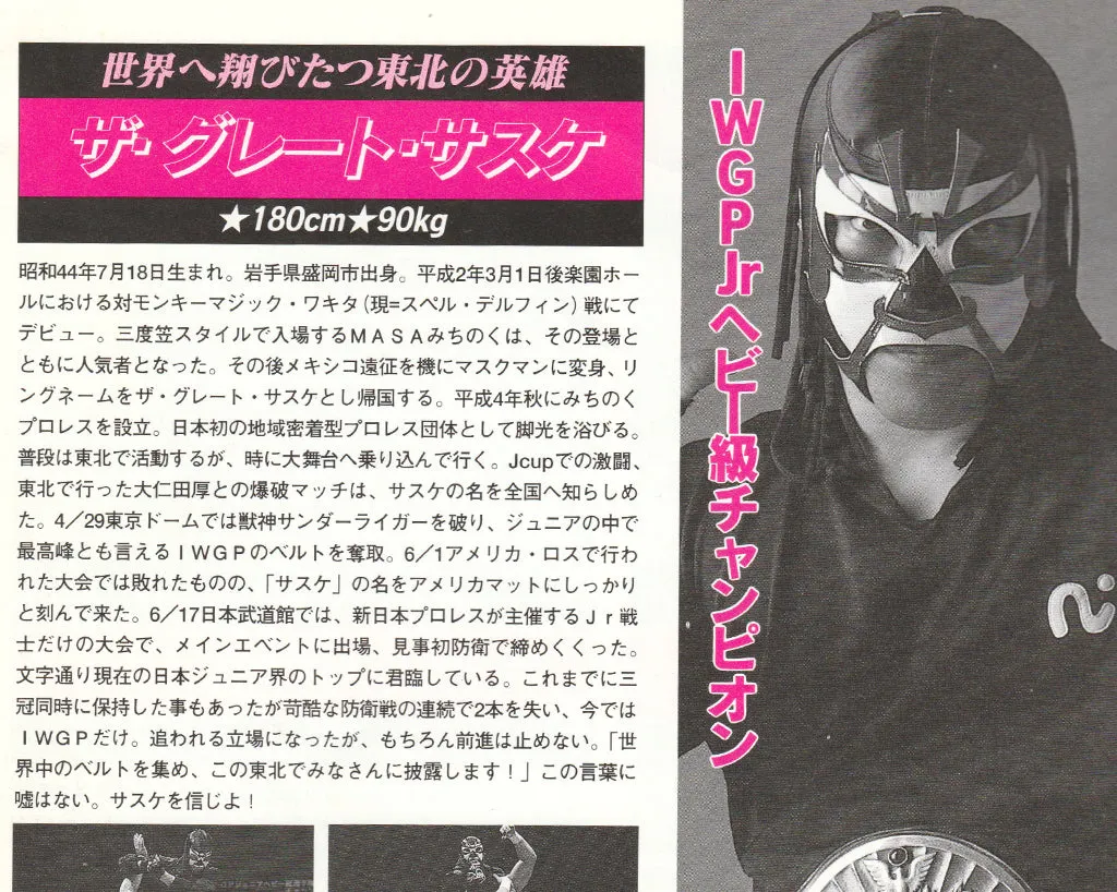 MICHINOKU PRO WORLD CHAMPION SERIES 96 PROGRAM