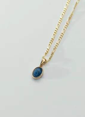 Miss blue charm 14k gold