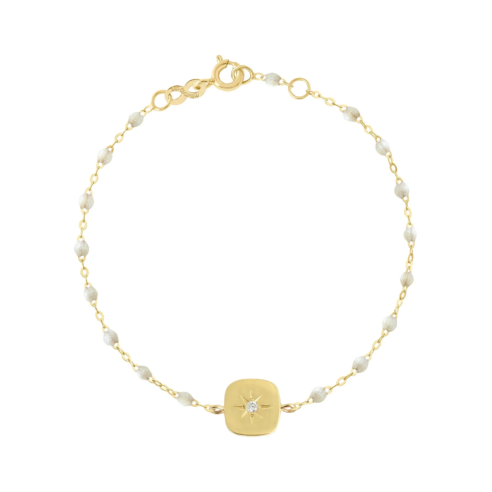 Miss Gigi Opal diamond bracelet, Yellow Gold, 6.7"