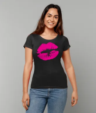 Miss Penny, Lips, Woman's fitted Tee