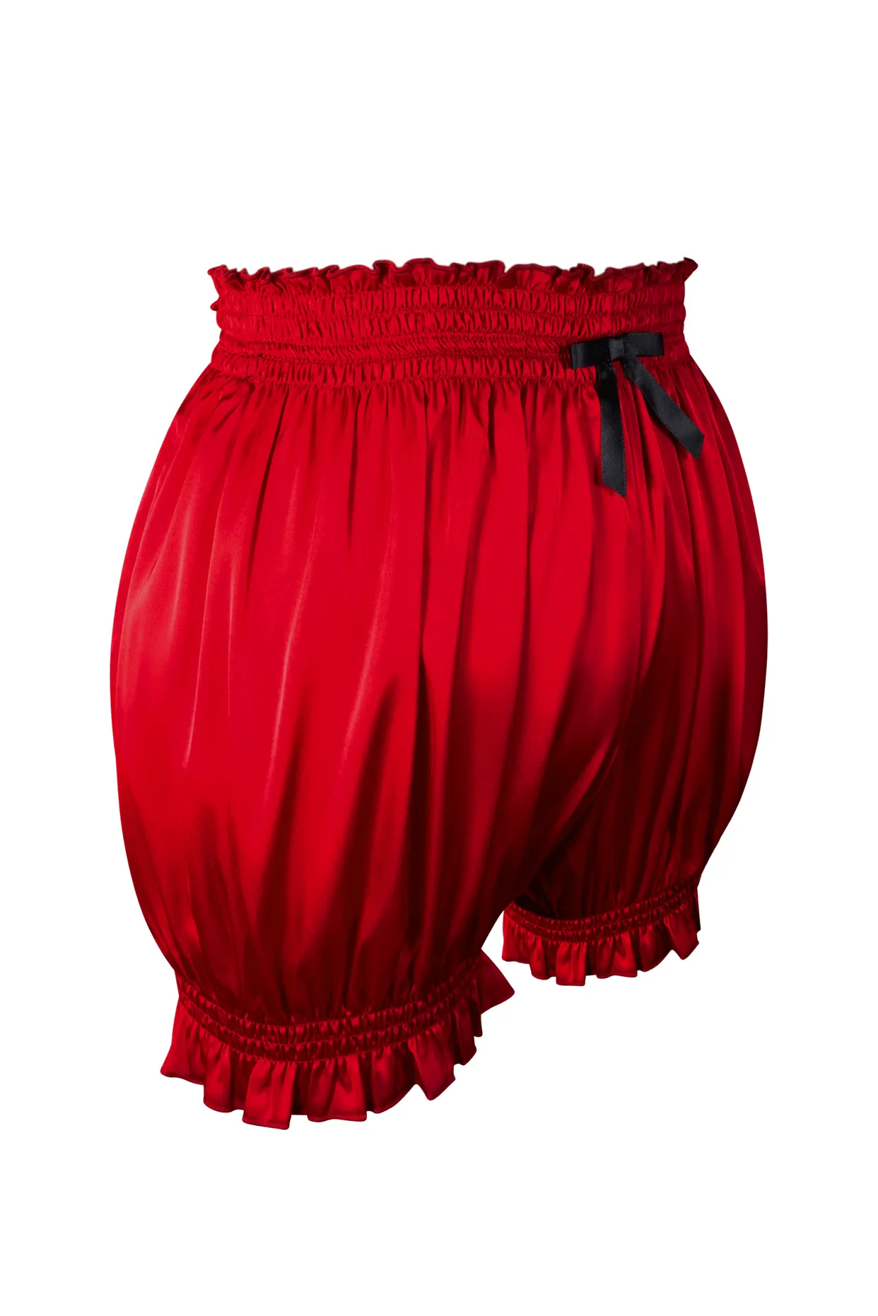 Miss Strawberry Pageant Follies Satin Kitty Knickers (Red)