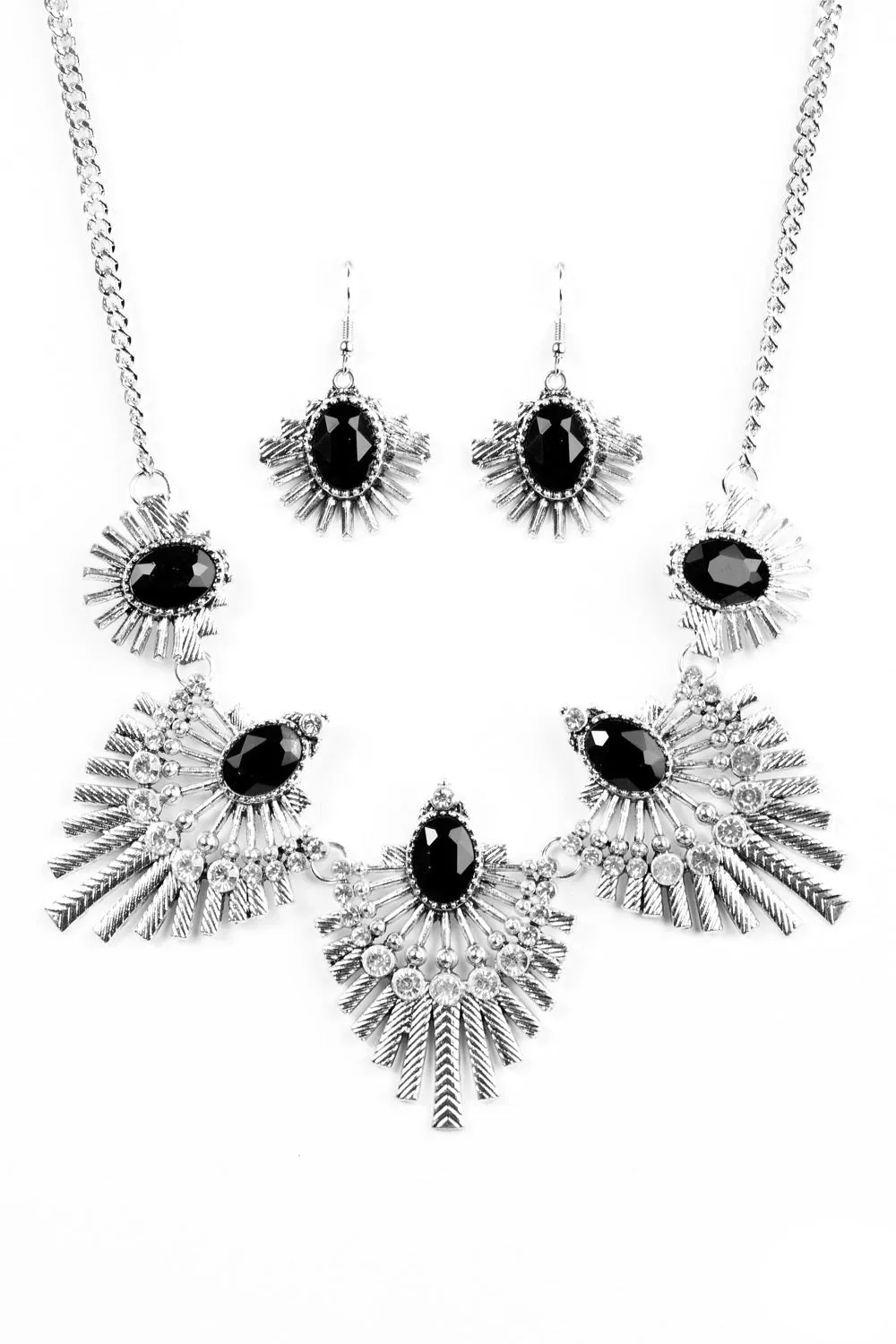 Miss YOU-niverse Black Necklace Set