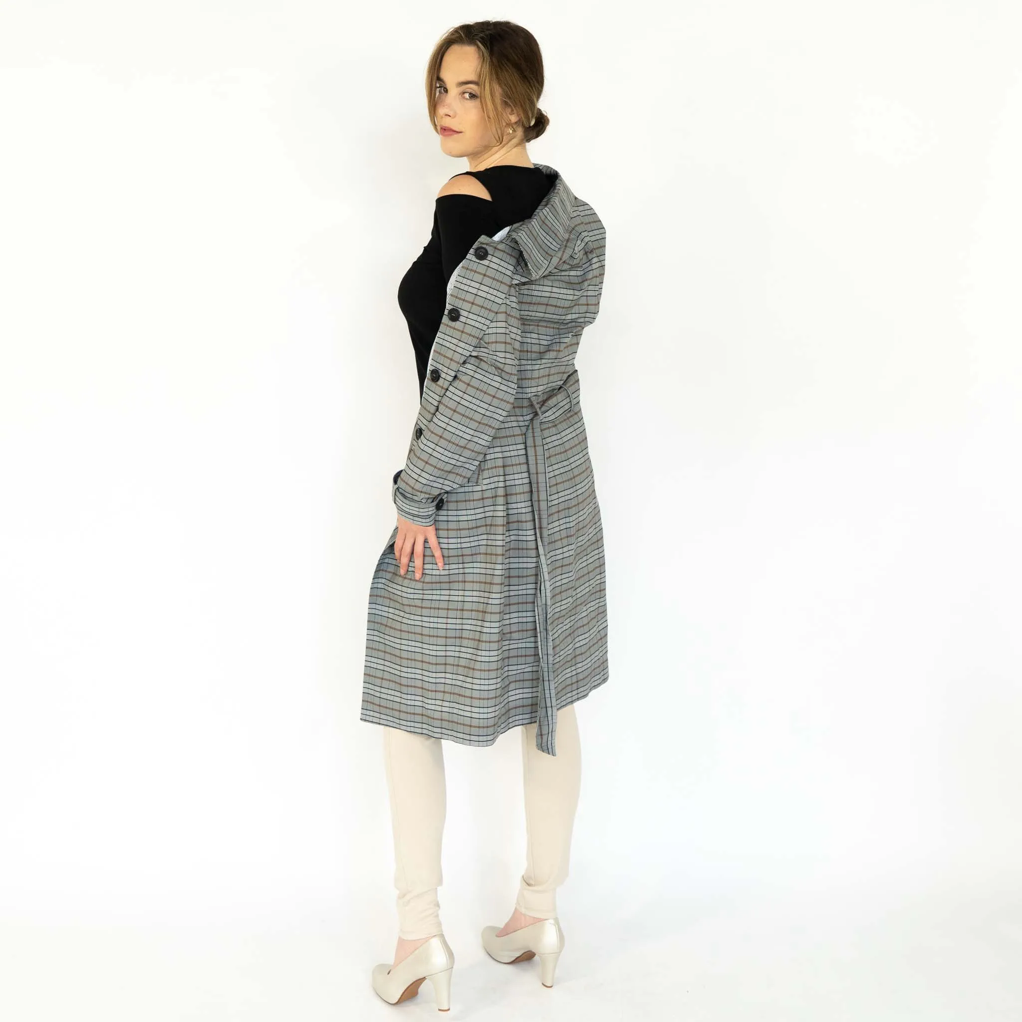 Only-M Trenchcoat Quadretto