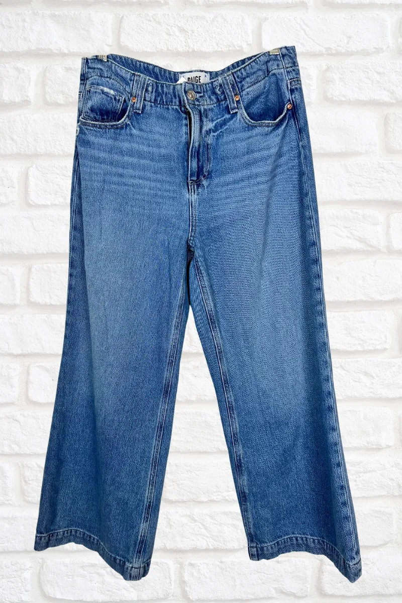 Paige Zoey Wide Leg Jeans