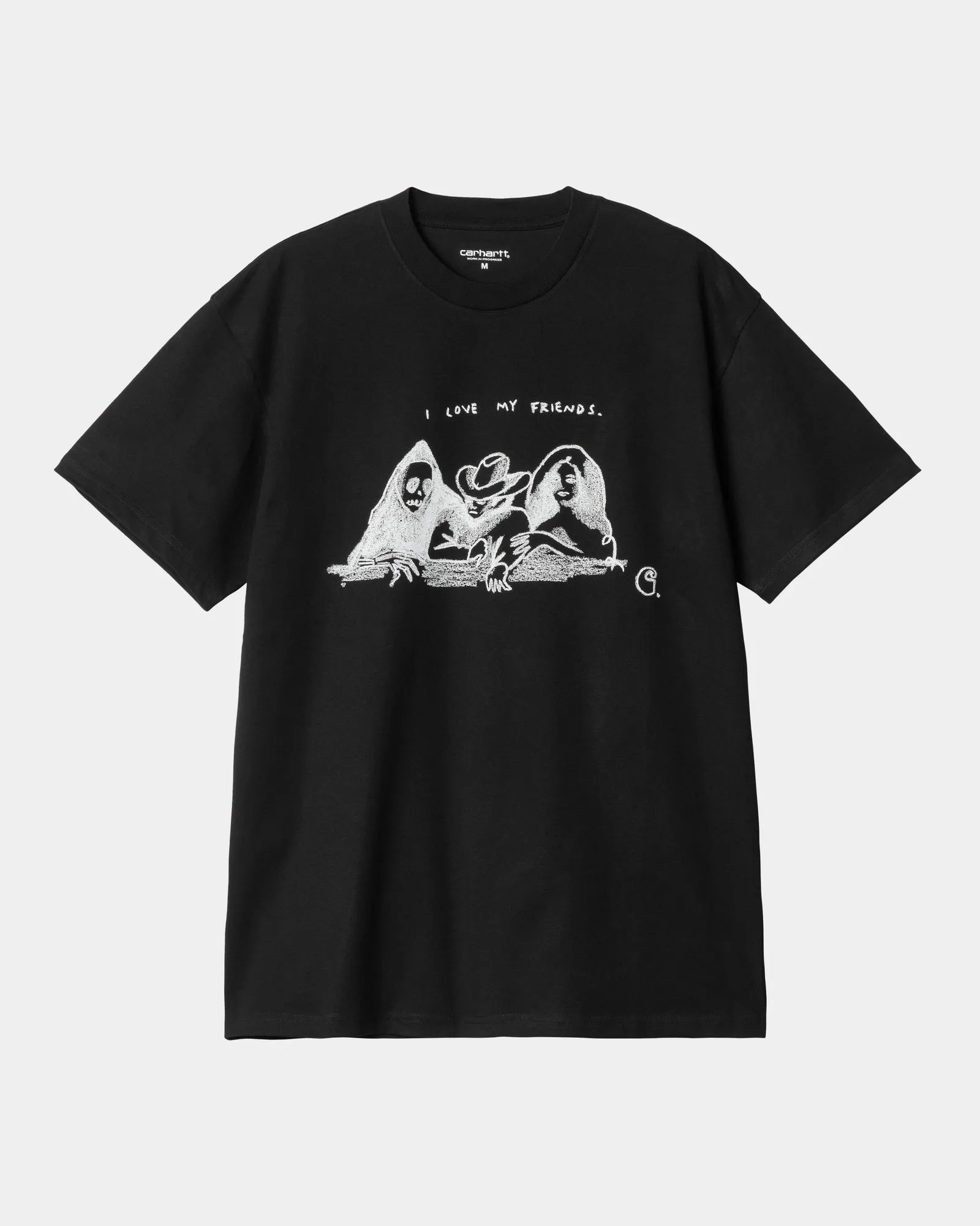 Pepe Friends T-Shirt | Black / White