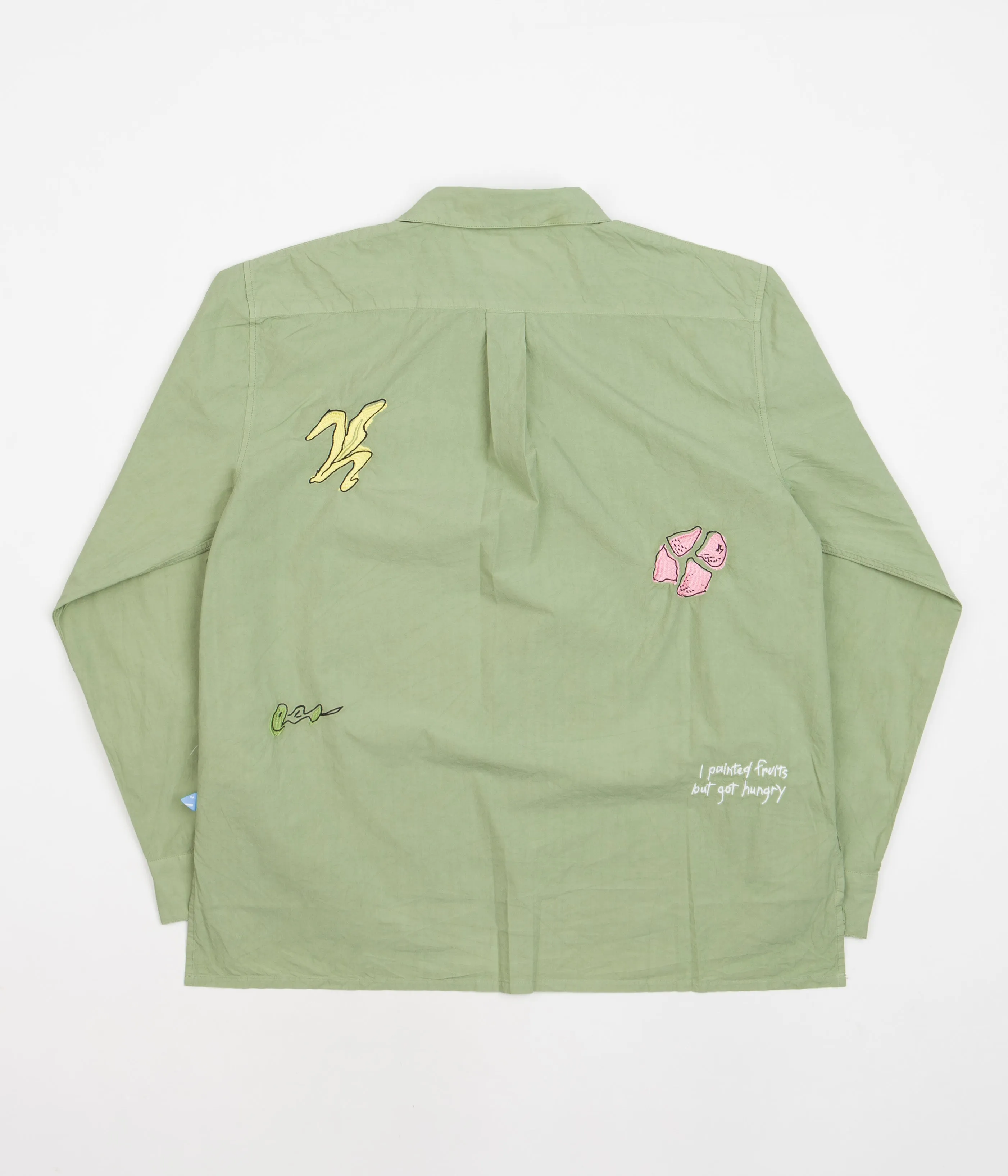 Reception Fruit Snap Shirt - Smoke Green