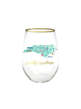 Stemless Wine Glass | North Carolina