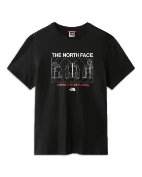 T-Shirt The North Face Coordinates Nero