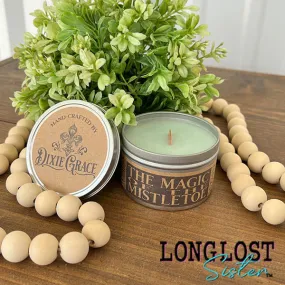 The Magic of the Mistletoe 8 oz. wooden wick candle