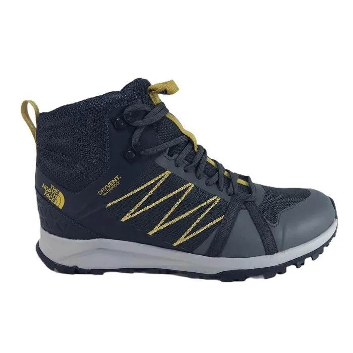 The North Face Litewave Fastpack II NF0A47HEMJ2 dark gray blue men's waterproof trail shoe