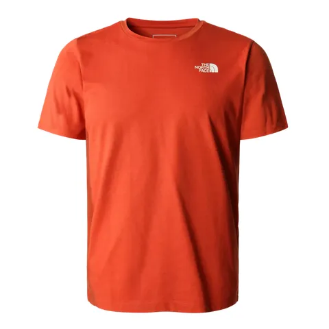 The North Face men's short sleeve t-shirt Foundation Graphic Tee NF0A55EFLV41 rusty bronze