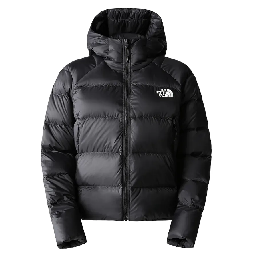 The North Fece Women's Hyalite Hooded Down Jacket NF0A3Y4RJK3 Black