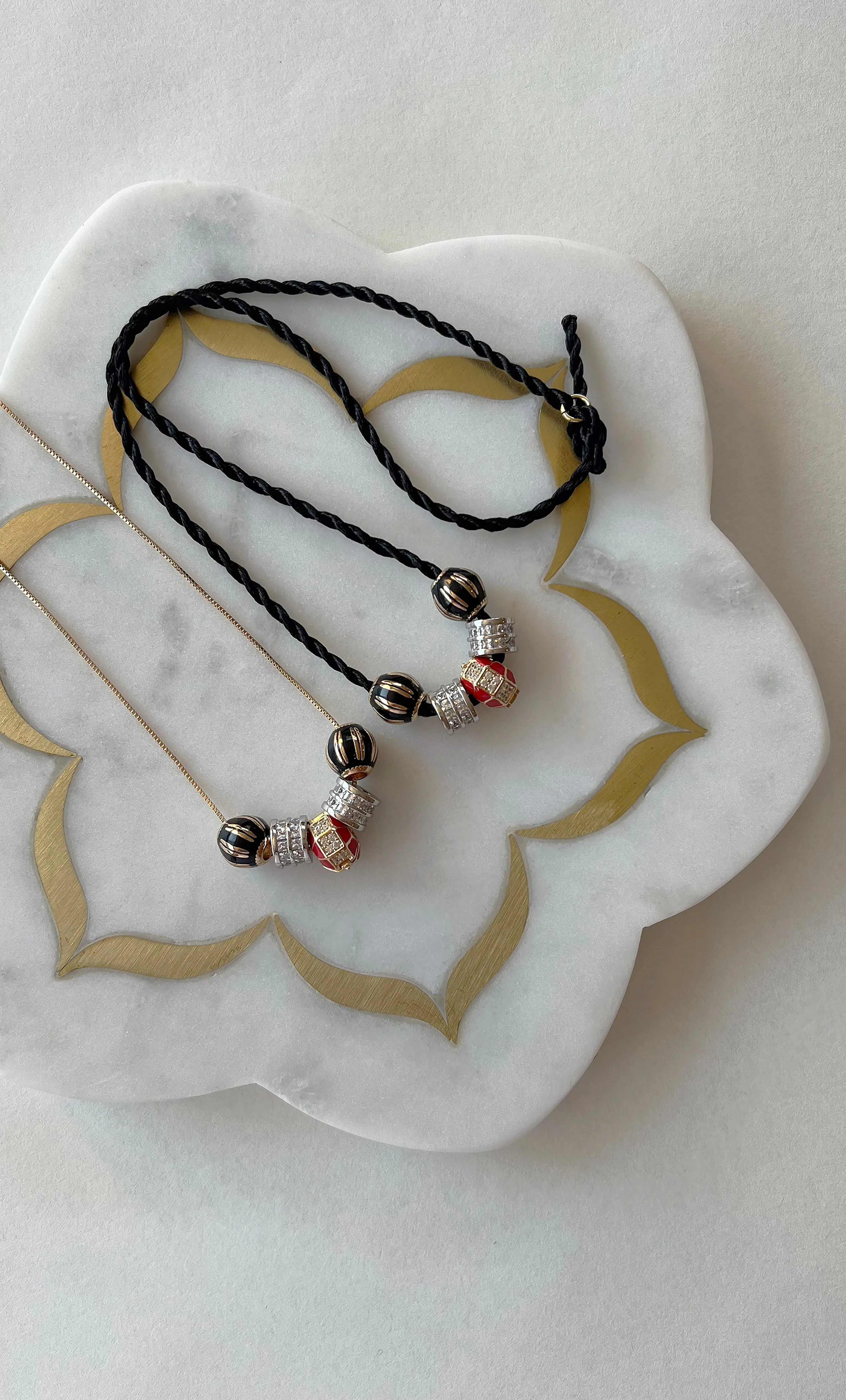 The Tunik Jewel's of the Night Necklace - Rose Gold