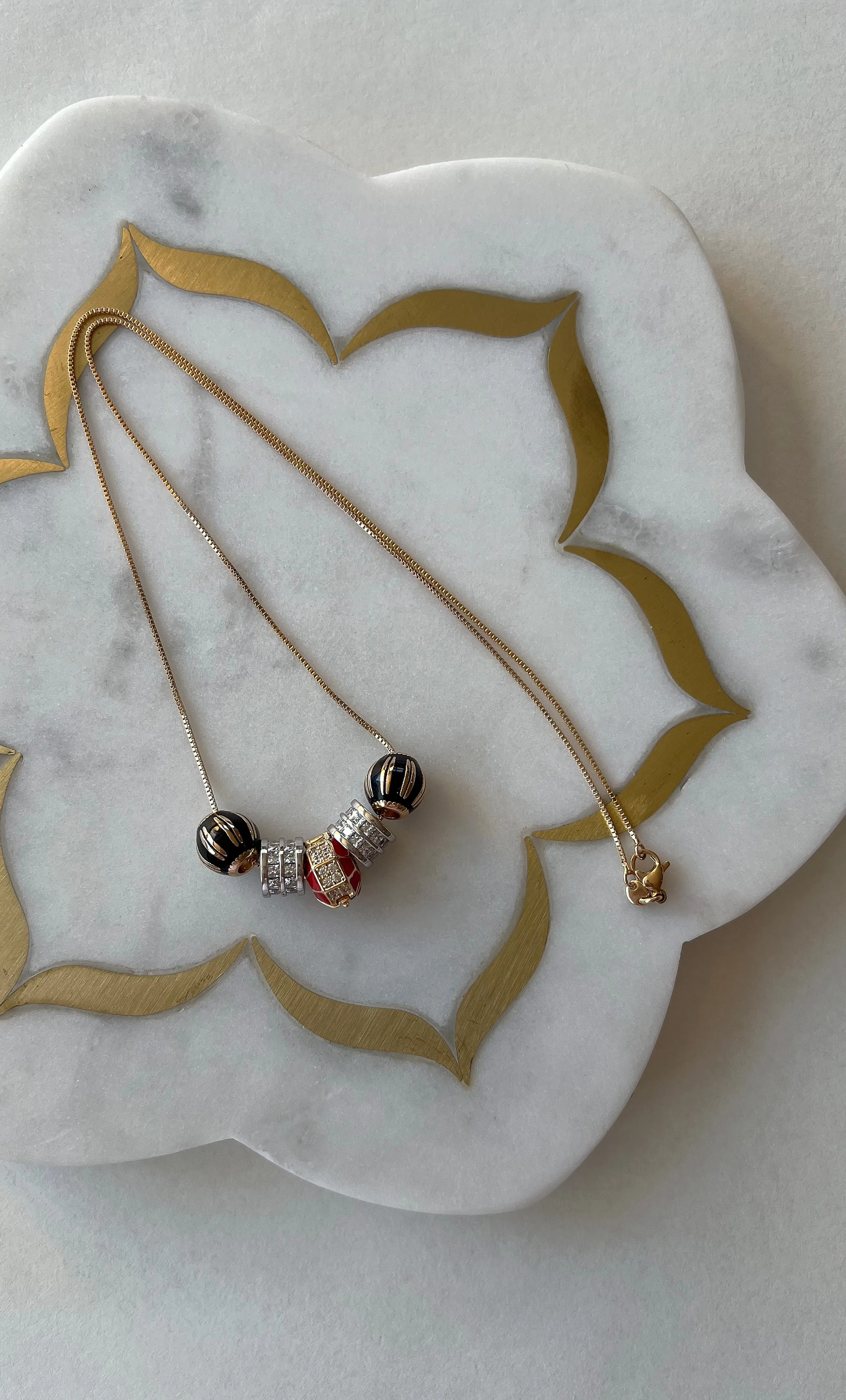 The Tunik Jewel's of the Night Necklace - Rose Gold