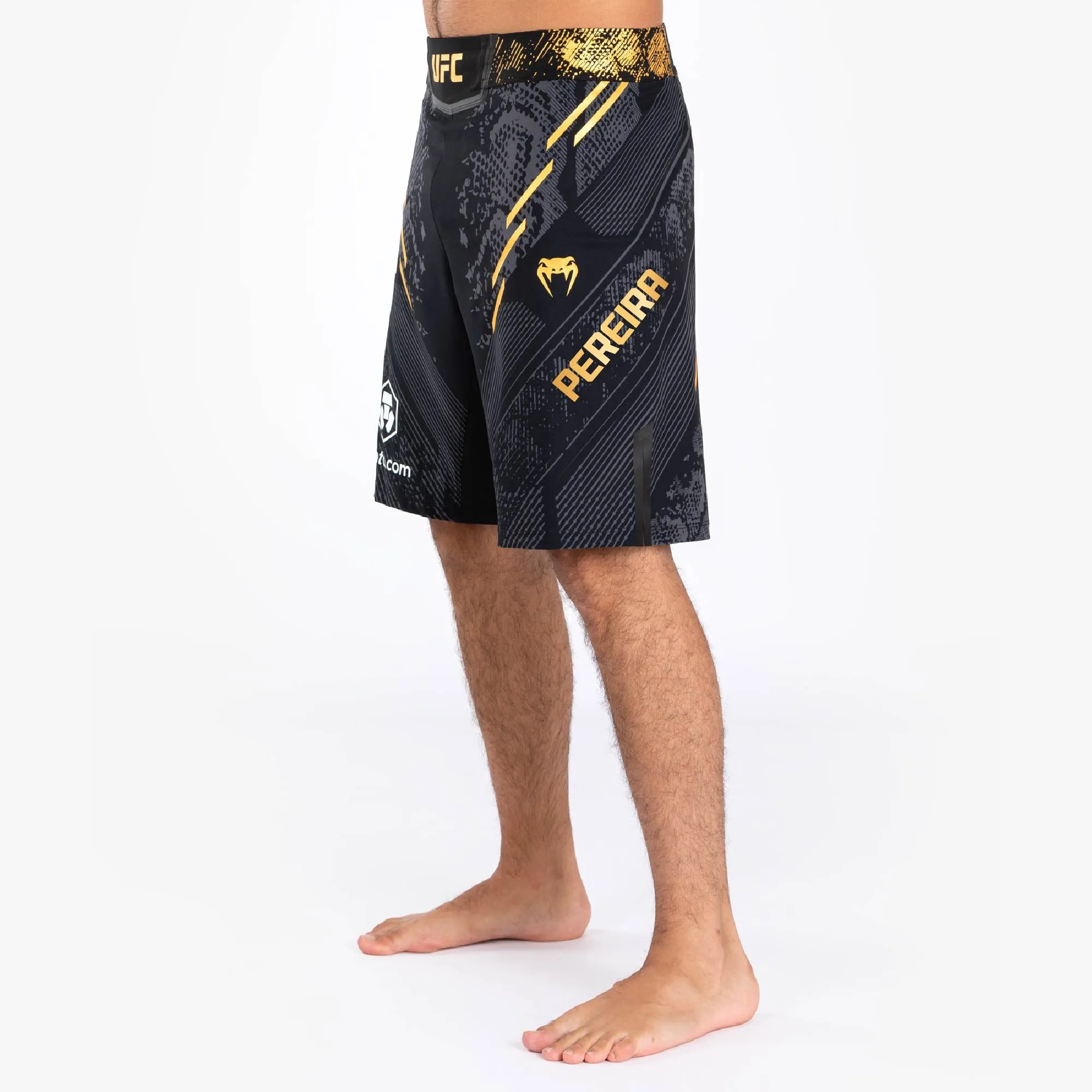 UFC Adrenaline by Venum FIghters Authentic Fight Night Men's Fight Short - Long Fit  - Champion - Alex Pereira