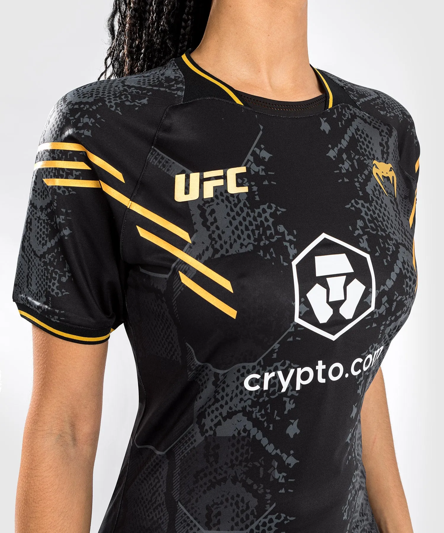 UFC Adrenaline by Venum Personalized Authentic Fight Night Women's Walkout Jersey - Champion