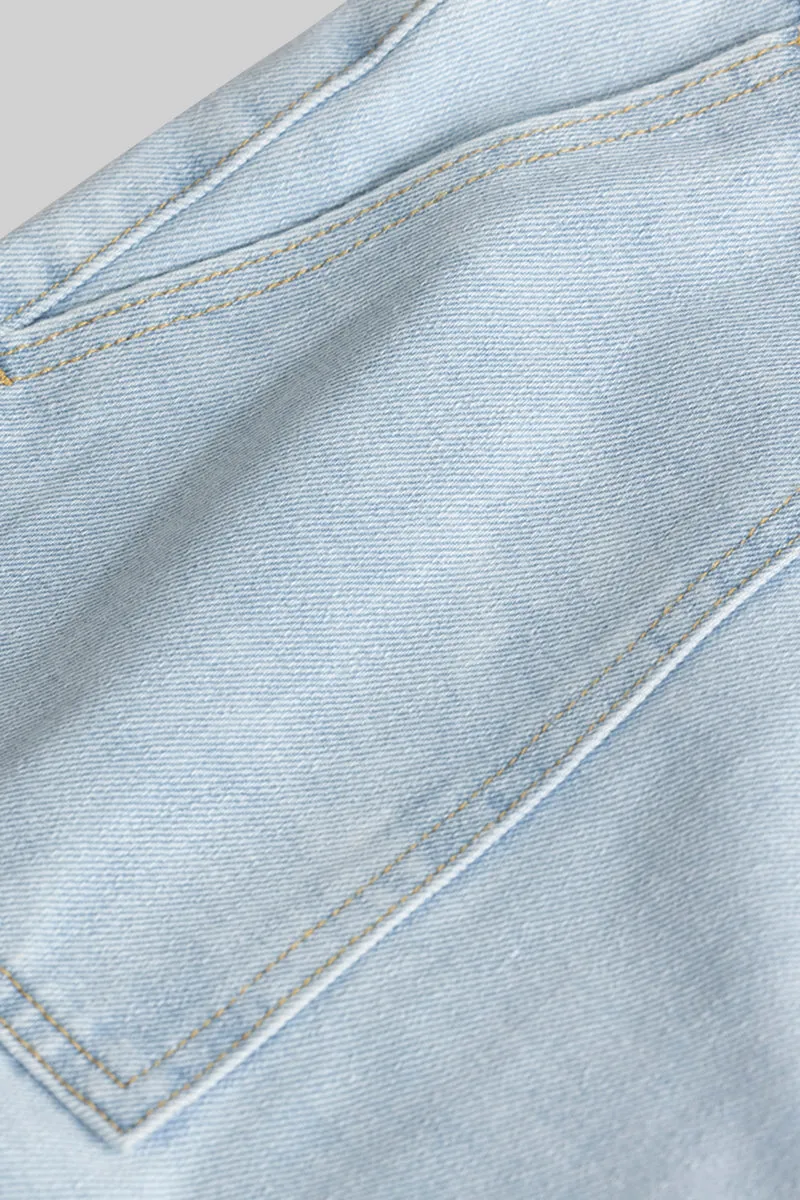 UrbanStreet Sky Blue Baggy Fit Jeans