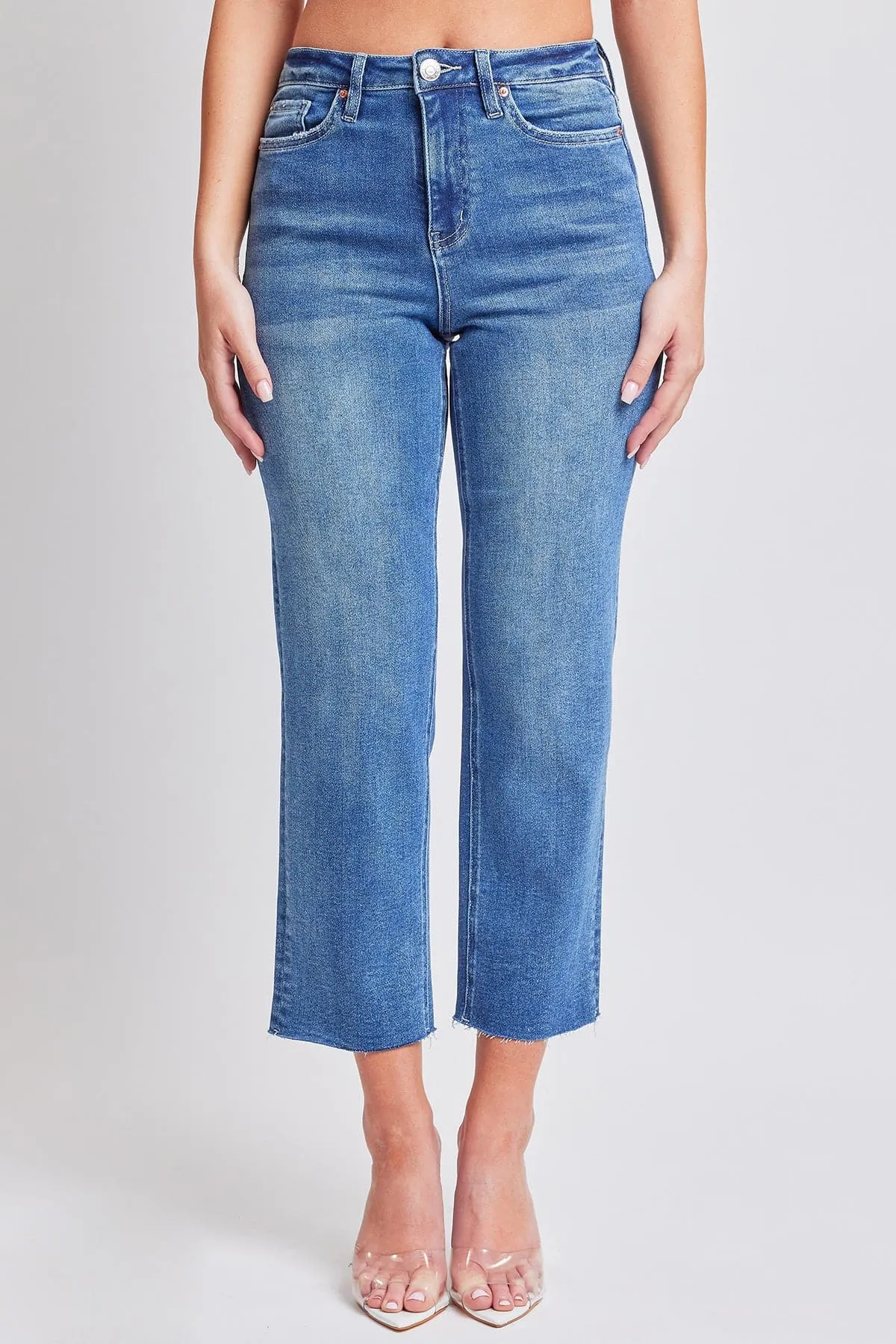 Women's Cropped Straight Leg Jeans